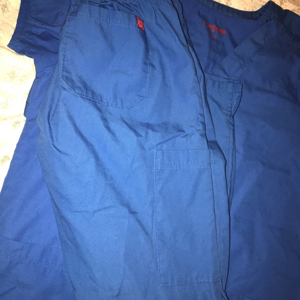 Red Panda Scrubs - Top, Pants & Coat